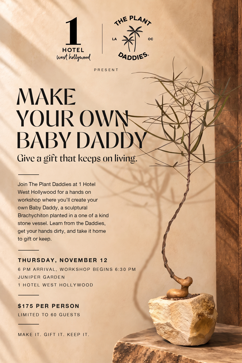 Make Your Own Baby Daddy | 1 Hotel West Hollywood