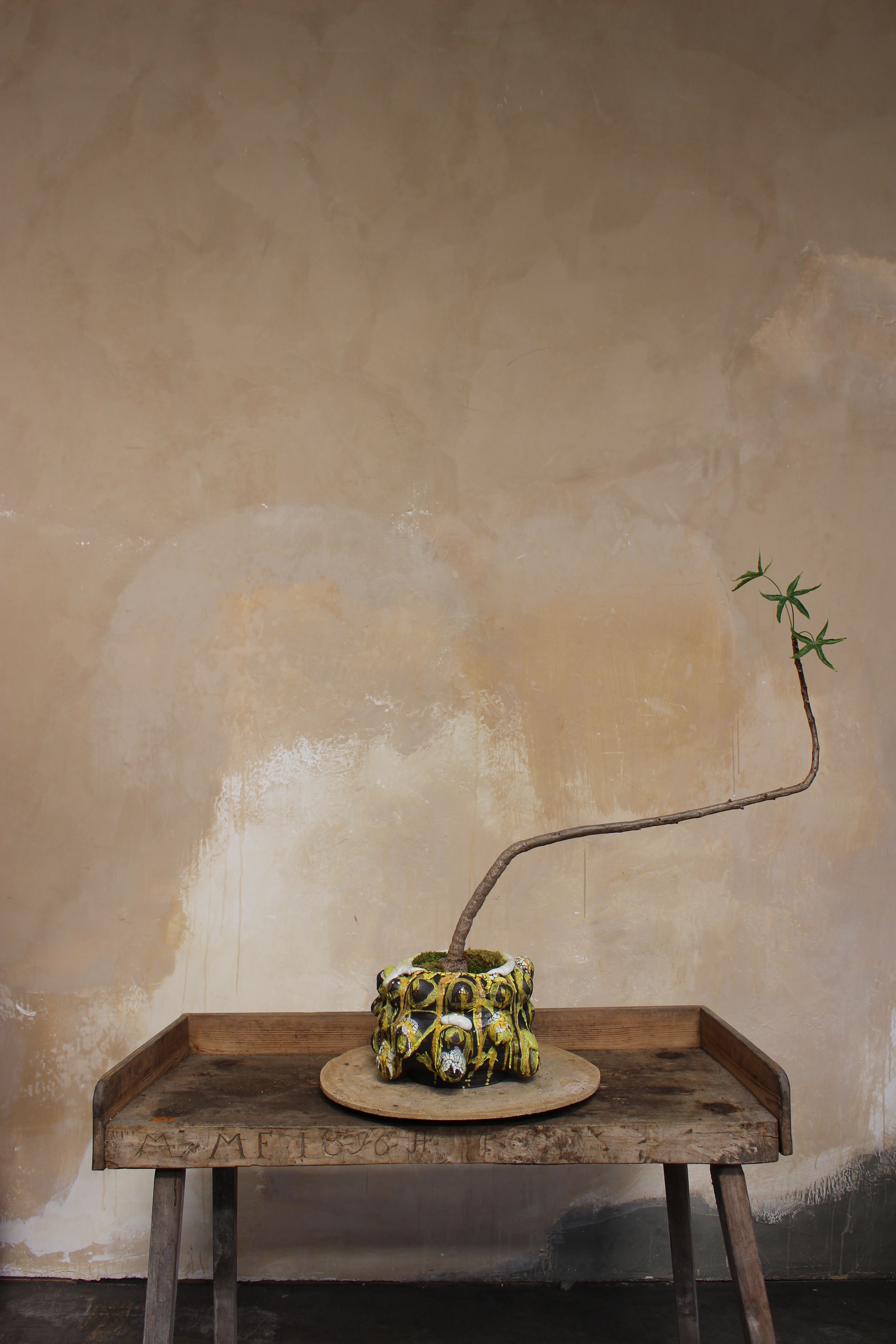 VINCE PALACIOS- CAVE VESSEL YELLOW HIVE