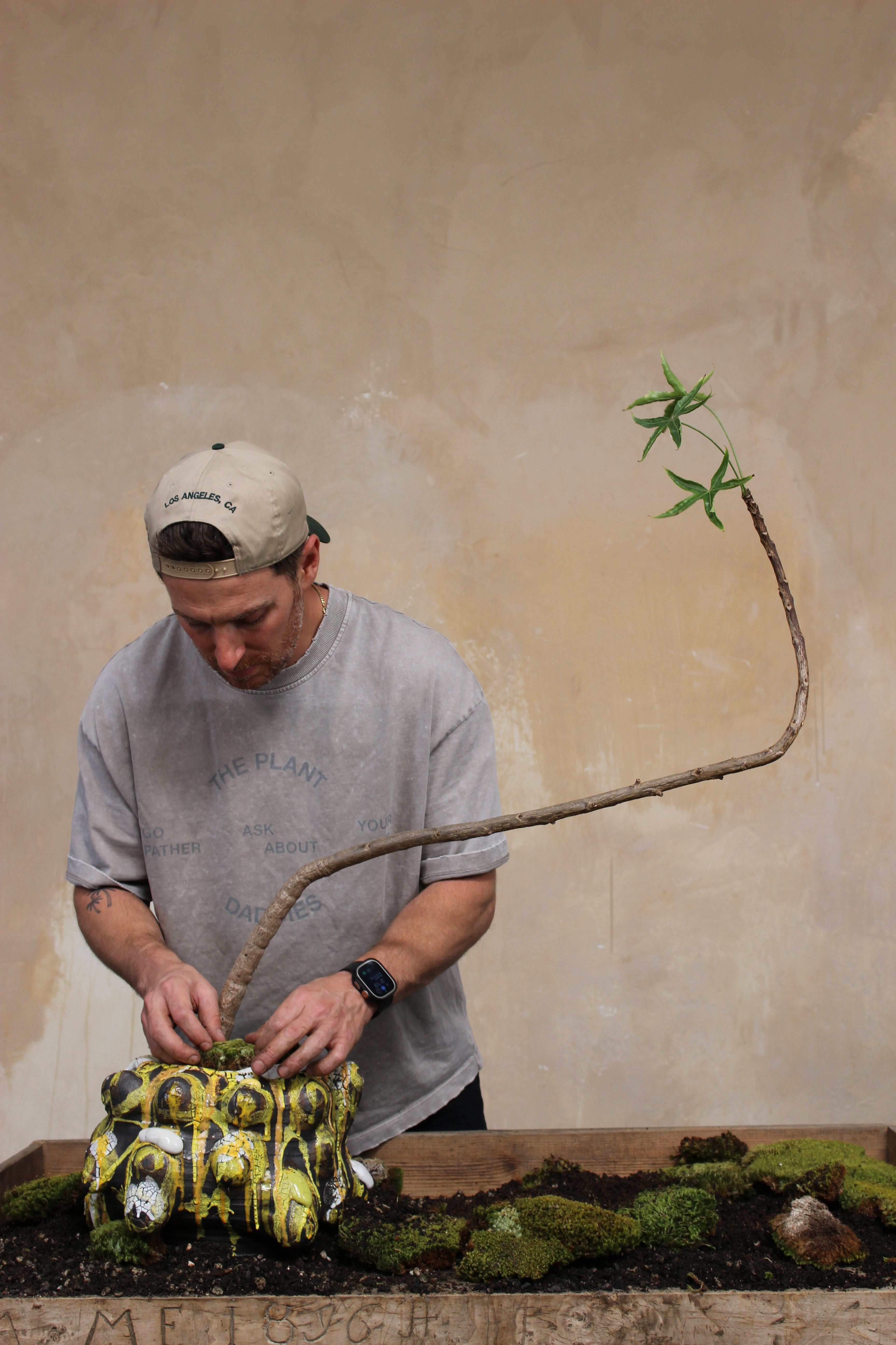 VINCE PALACIOS- CAVE VESSEL YELLOW HIVE