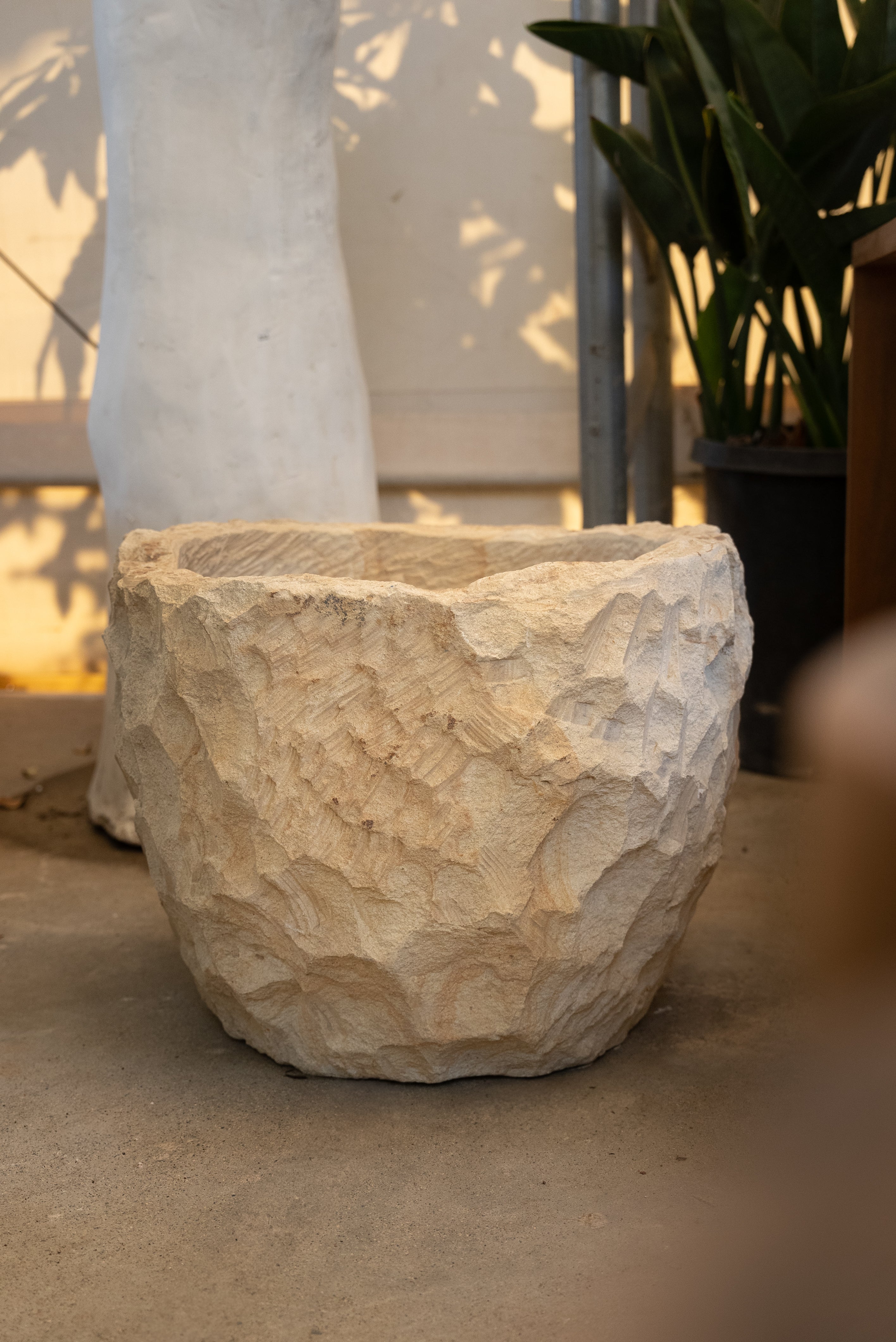 Wood Stone Small 'B'