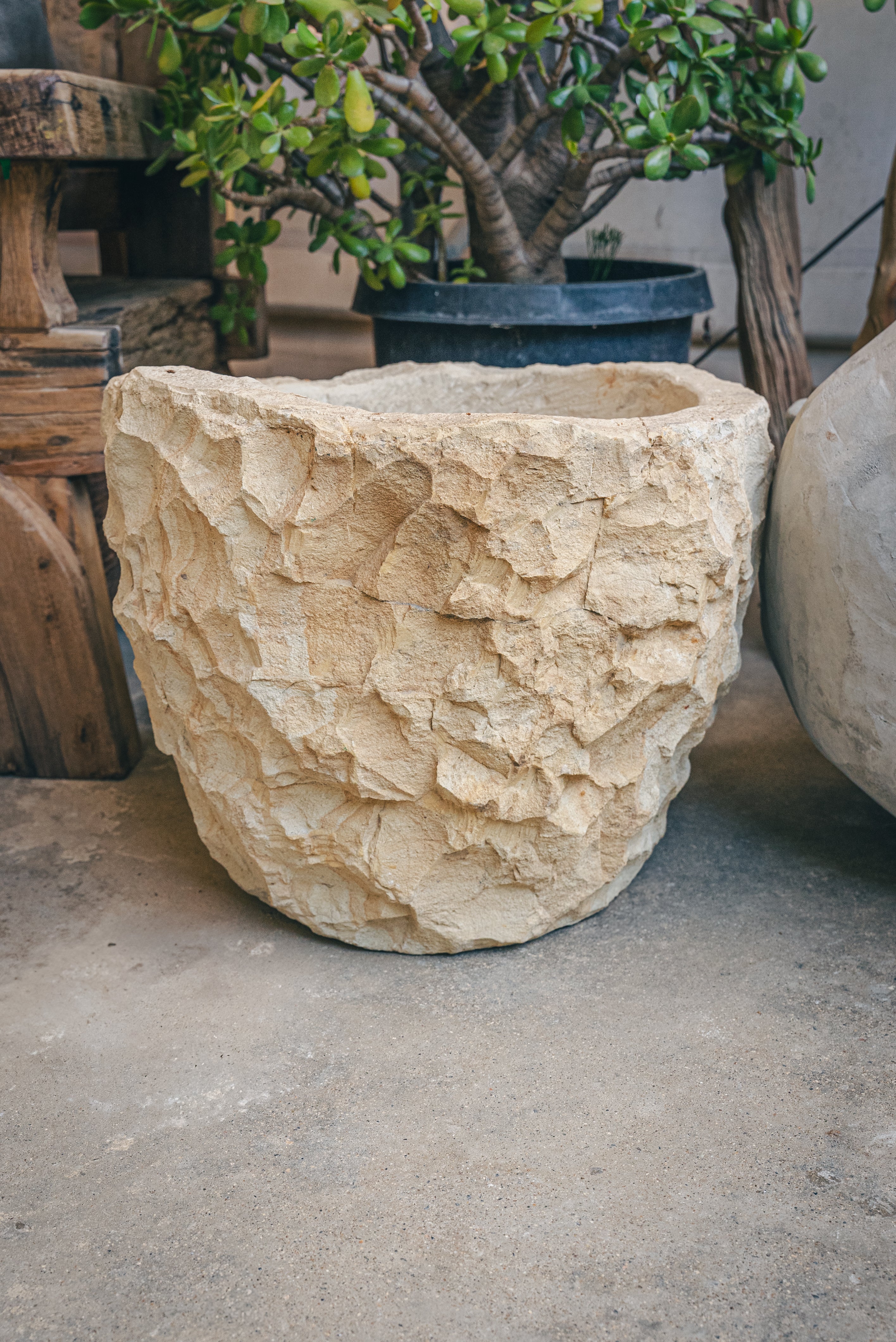 Wood stone Small 'D'